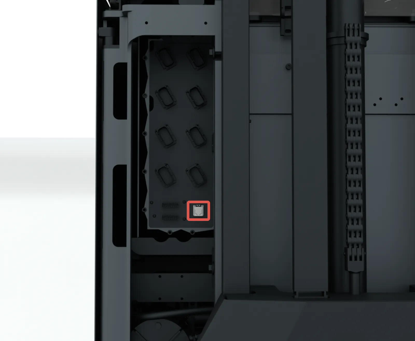 Ethernet port location